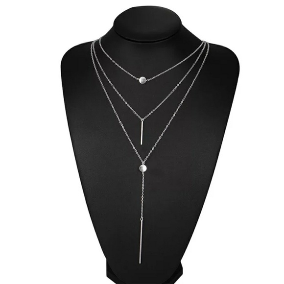 *Brand New*3 Layer Trendy Chain Necklace* - Picture 3 of 3